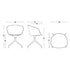 About a Chair 21 Swivel Chair Upholstered Polished Base